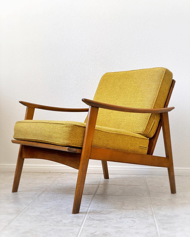 ​Mid Century danish slat back Lounge Chair  las vegas