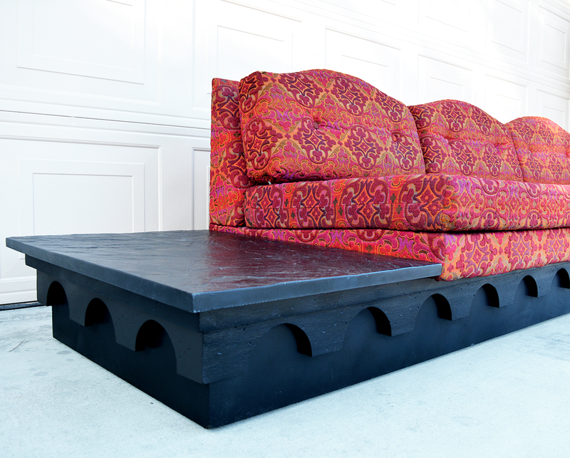 Mid Century Modern Adrian Pearsall for Craft Associates Strictly Spanish Platform Sofa las vegas