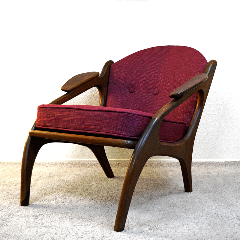 adrian pearsall mid century chair