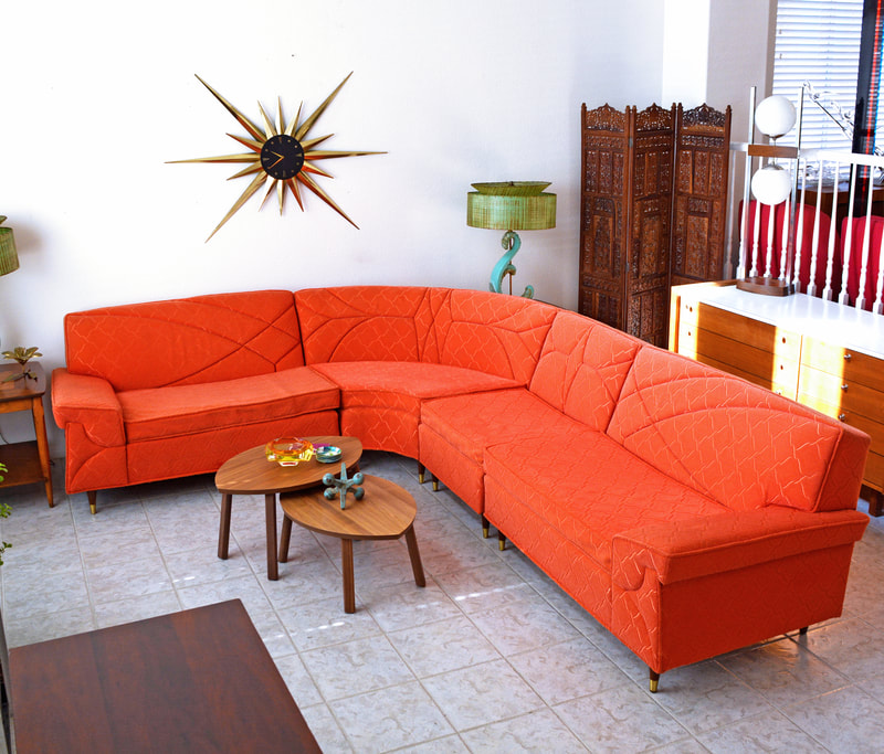 1950s mid century sectional sofa